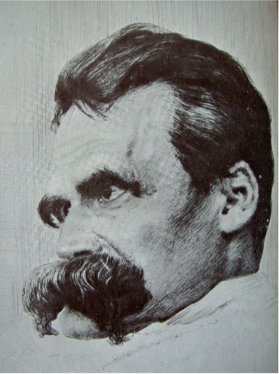 Friedrich Nietzsche late 1899 and just before his death